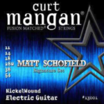 A packet of Curt Mangan guitar strings